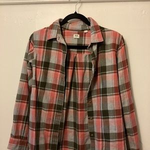 Pink & Green Plaid Flannel